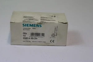 SIEMENS 3SB14 00-2H Lampholder 24 V 10 Units -OVP/unused- - Picture 1 of 6
