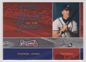 2003 Donruss Studio Spirit of the Game Chipper Jones 0230/1250 Atlanta Braves - Picture 1 of 2