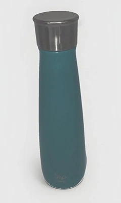 Botella de agua aislada Sip By Swell 15 oz #3369 tiene capacidad para 450 ml turquesa Foto 1 de 4