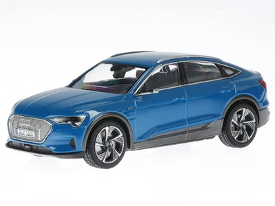 Audi e-tron Sportback 2020 antigua blau Modellauto 4300103 iScale 1:43