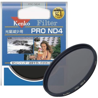 KENKO ND Filter Pro ND4 62mm for light intensity adjustment 362617 - Image 1 of 4