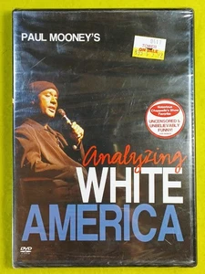 Paul Mooney's Analyzing White America (DVD) NEW SEALED NOS Hype Sticker *Tower* - Foto 1 di 9