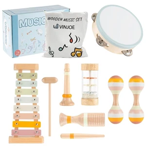 Baby Musical Instruments - Montessori Musical Toys for Toddlers 1-3, Neutral ... - Picture 1 of 7