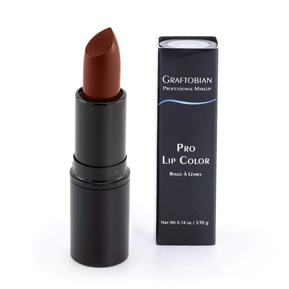 Graftobian Lipstick Ebony – Long-Wear, Semi-Matte, HD Color for All Skin Tones - Image 1 of 1