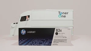 Original HP 83X Tonerkassette Schwarz 2200 Seiten - CF283X - Bild 1 von 1