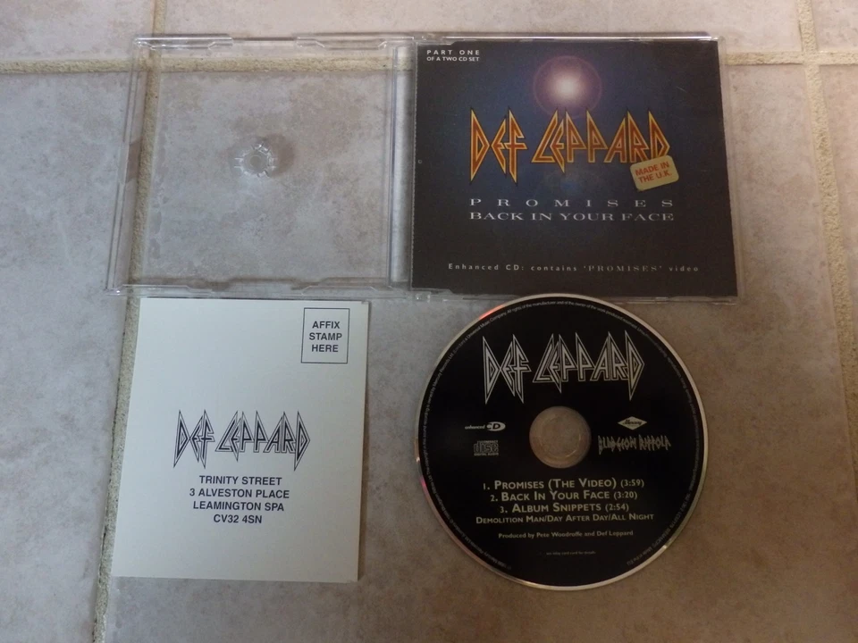 Def Leppard Promises Slimline CD Single Foto 1 de 1