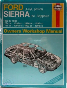 Haynes Ford Sierra (4cyl, petrol) / 1982 to 1993 / Owners Workshop Manual - Picture 1 of 7