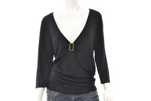 Charter Club schwarz-weißes Oberteil Damen P/L 3/4 Arm - Bild 1 von 3