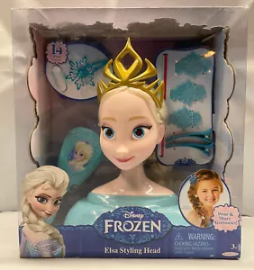 Disney Frozen Elsa Styling Head, with 14 Pieces Wear and Share Accessories, New - Picture 1 of 4