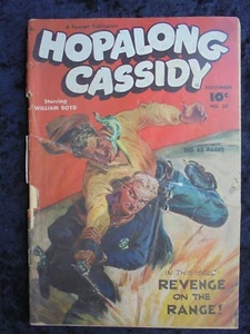 HOPALONG CASSIDY #37 FAWCETT GOLDEN AGE WESTERN COMIC - Picture 1 of 2