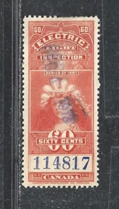 CANADA ELECTRIC LIGHT EFFIGY STAMP #FE11 (USED) FROM 1900 - Bild 1 von 2