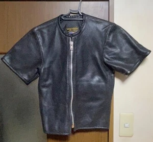 VANSON Punching Lederjacke T-Shirt TEE selten Herren Gr. XS Biker Reiter - Bild 1 von 6