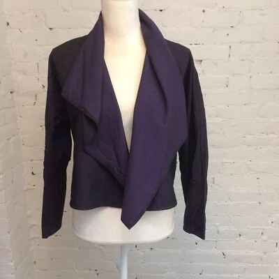 Chaqueta corta chalet drapeada paracaídas pasas/púrpura talla xs Foto 1 de 4