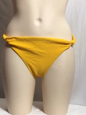 Traje de baño hipster de color liso Bar III Like it or Knot para mujer nuevo con etiquetas Foto 1 de 4