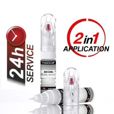 XTREMEAUTO PENNA TOUCH UP PER NISSAN BIANCO PERLA QAB VERNICE GRAFFI GTR QASHQAI JUKE