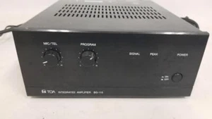 TOA INTEGRATED AMPLIFIER BG-115 - Picture 1 of 3