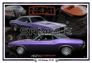 1970 Hemi Challenger R/T SE Poster Print - Picture 1 of 1