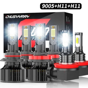 For Ford EcoSport 2018 2019 2020 Combo 6x Upgrade LED Headlight &Fog Light Bulbs - Picture 1 of 20
