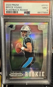Panini Prizm Bryce Young Silver Rookie Flashback Prizm SP PFR-1 2023 PSA 9 - Imagen 1 de 2