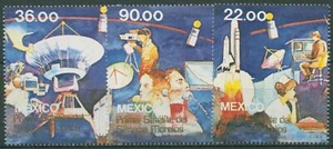 México 1985 Satélite Morelos 1933/35 MNH. - Imagen 1 de 1