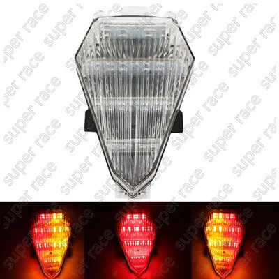 LED Brake Turn Signal Led Rear Tail Light For Yamaha YZF R6 2008-2016 Clear Foto 1 de 4