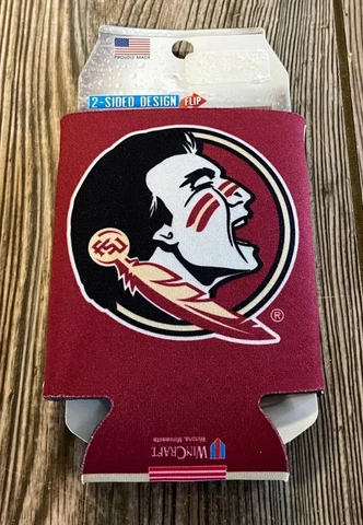 Brand New Florida State Seminoles 2-Sided Design Logo Can Cooler from Wincraft Cover