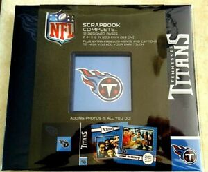 TENNESEE TITANS Scrapbook 3D Sticker Embellishments Pre designed Pages New 