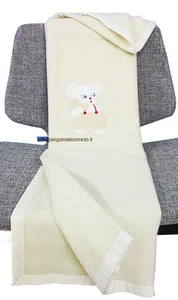 Coperta lettino con le sponde bambino 110x150 CO.BI Furbetto lana e cashmere - Foto 1 di 1