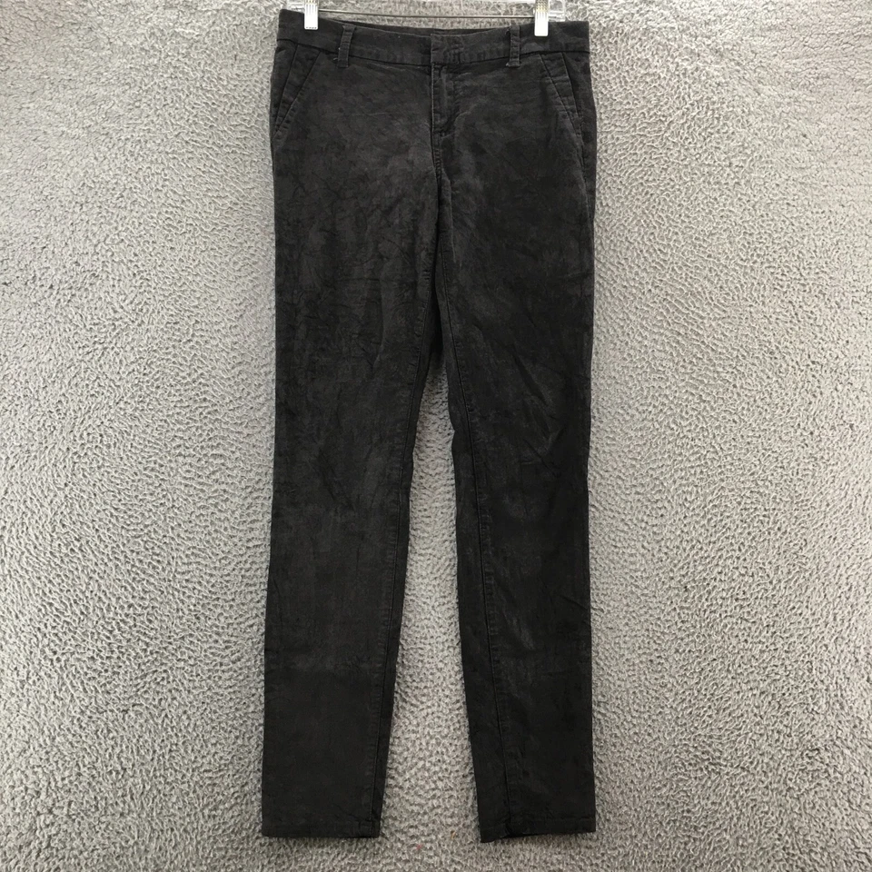 KUT From The Kloth Diana Skinny Pants Womens 6 (actual 32x32) Black Mid Rise Zip - Image 1 of 4