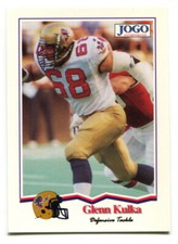 1994 Jogo Glenn Kulka Card #7 Ottawa Rough Riders Bakersfield College