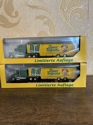 Camión de exhibición vintage HERPA 1:87HC KENWORTH W900 B Markkauf serie limitada Foto 1 de 4