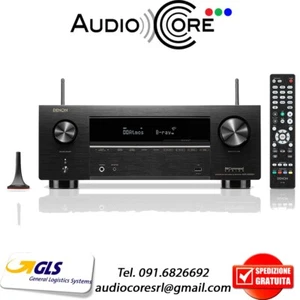 DENON AVR-X2800H DAB SINTOAMPLIF DENON AVRX 2800 H 8K a 7.2 canali AV NERO NUOVO - Foto 1 di 5