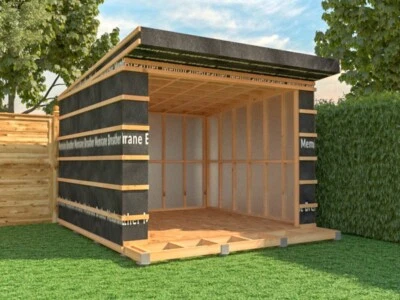 CROMAR Atmungsaktivfolie 2 x 1m x 50m HAUSFOLIE BAUFLIESE Filz 100qm