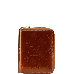 Portafoglio LOUIS VUITTON Monogram Vernis Bloom Zip Around Bifold M91152【Usato】 - Foto 1 di 11