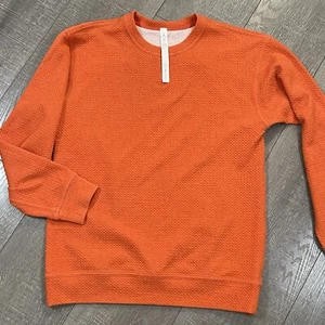 Lululemon All Yours Rundhalsausschnitt Pullover Blasenpunkte Struktur Damengröße 6 - Bild 1 von 6