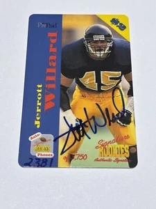 1995 Signature Rookies Auto-Phonex $2 Phone Cards 2381/3750 Jerrott Willard #36 - Picture 1 of 4