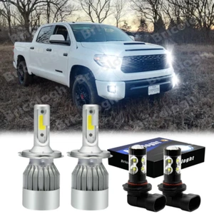 For Toyota Tundra 2000-2006 Combo LED Bulbs Kit Headlight&Foglight 6000K White - Picture 1 of 12