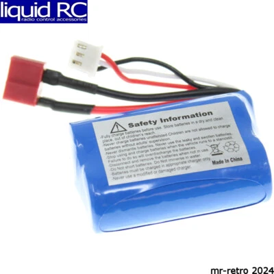 Redcat 13688 Battery Pack (Type 18500 Li-Ion 7.4v 1300mah) W/T-Plug - Image 1 of 2