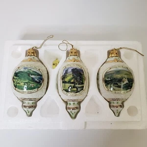 Bradford Exchange Irish Blessing Ornaments Heirloom Porcelain Christmas Vintage - Picture 1 of 13