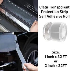 Rollo protector de borde adhesivo de tira transparente transparente de alta resistencia de 20 mil - Imagen 1 de 3