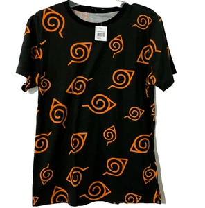 Camiseta Naruto Shippuden Collection Talla Pequeña Hombre Manga Corta Negra NUEVA Z1 - Imagen 1 de 5
