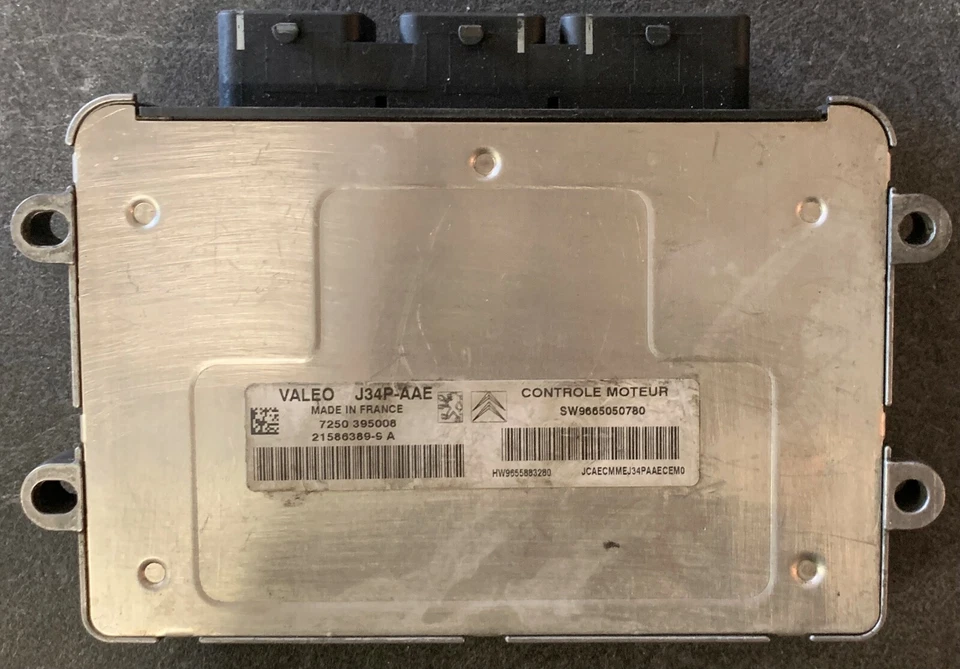 Calculateur moteur décodé Peugeot 206+ J34P-AAE SW9665050780 21586389-9 - Immagine 1 di 1