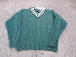 Vintage GAP Sweater Mens Large Green 90s Simple Casual Knit - Picture 1 of 9