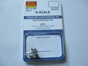 Micro-Trains Stock #00141050 Coupler Conversion Kit Kato F-3,F-7,E8/9 & PA-1 (N) - Imagen 1 de 3