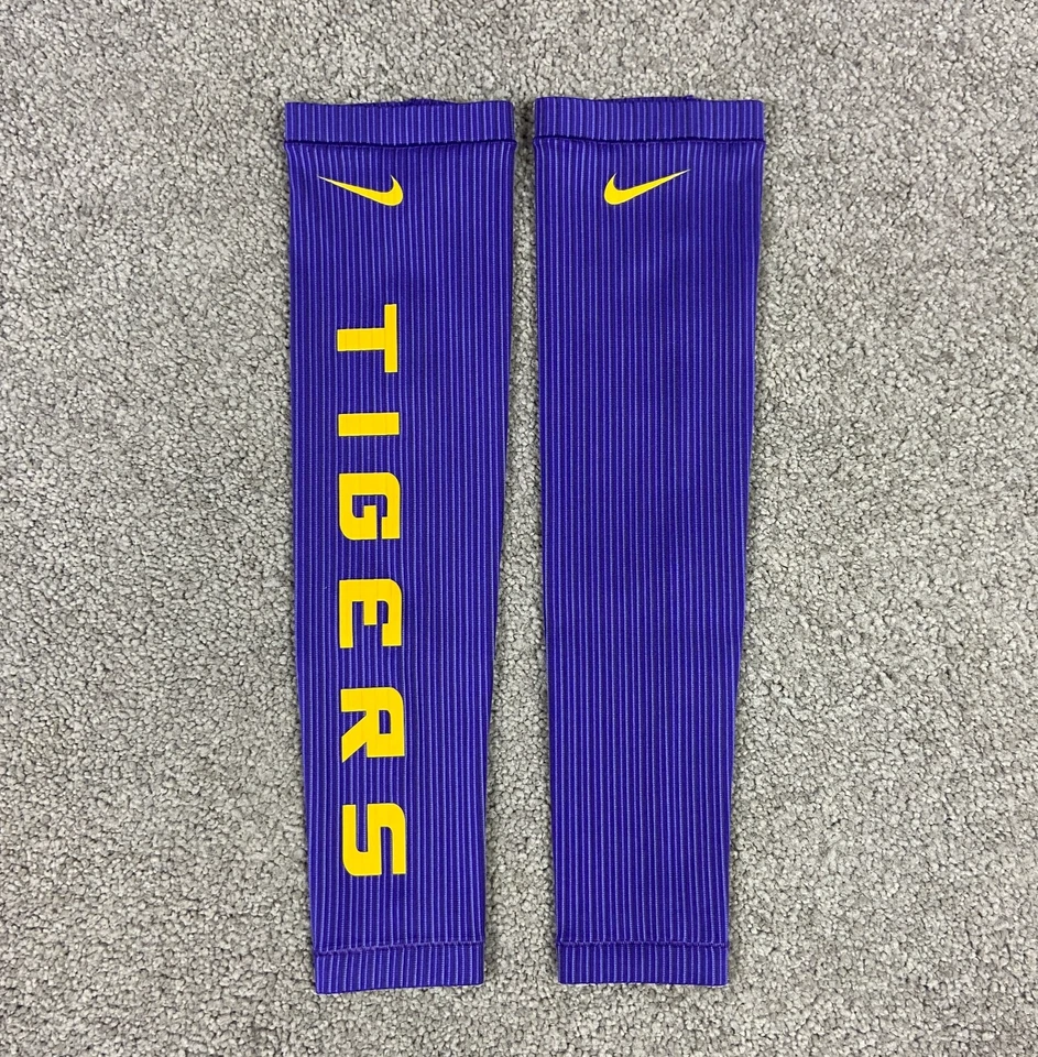 Nike Pro Elite LSU Tigers mangas de brazo pista y campo talla XS Foto 1 de 4