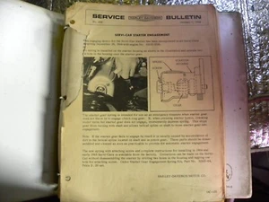 Boletines de servicio originales Harley-Davidson, fechados 1964-1972 lote mixto de fábrica - Imagen 1 de 10