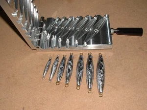 Saltwater Cigar Trolling Sinker mold 1-8oz CNC Aluminum Trol - Picture 1 of 5