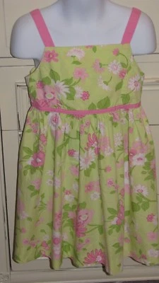 Savannah Girl's 5T Toddler Floral Summer Cotton Play Dress - Image 1 of 3