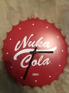 ThinkGeek Just Funky Fallout Nuka Cola Bottle Cap Clock Collectors Item Bethesda - Picture 1 of 3