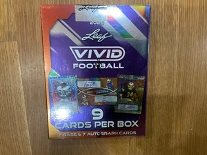 2025 Leaf Vivid Football Sealed Hobby Box - 7 Autos 2 Base + BONUS PROOF PACK - Bild 1 von 6